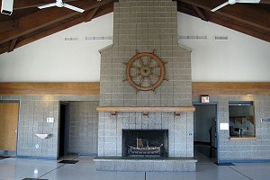 City of Sheboygan Deland Community Center Interior Fireplace Photo
